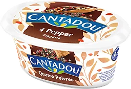 Färskost 4 Peppar 140g Cantadou