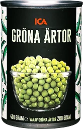 Gröna ärtor 400g ICA