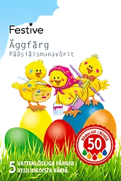 Äggfärg 5 Färger Tabletter