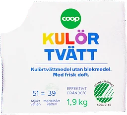 Kulörtvättmedel