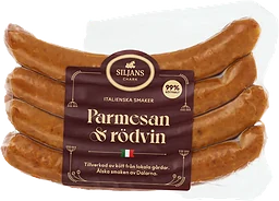 Parmesan- & Rödvinskorv 280g Siljans Chark