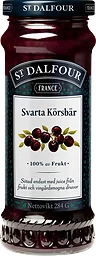 Marmelad Svarta Körsbär utan tillsatt socker 284g St.Dalfour