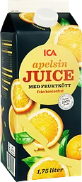Juice Apelsin med fruktkött 1,75l  ICA