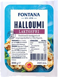 Halloumi PDO Laktosfri 200g Fontana