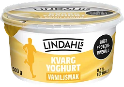 Kvargyoghurt Vanilj 0,2% 500g Lindahls