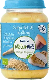 Barnmat Sötpotatis & Kyckling 6m Ekologisk Nestle