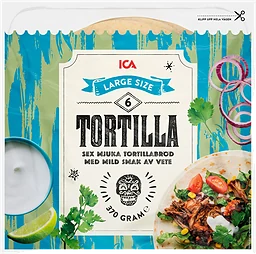 Soft tortillas Large 6-p 370g ICA