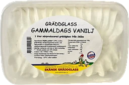 Gräddglass Gammeldags Vanilj 1l Engelholms Glass