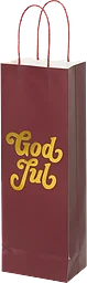 Flaskpåse God jul 12x36 cm ICA