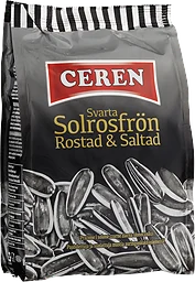 Solrosfrön Svarta 200g Ceren