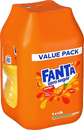 Fanta Orange Zero Läsk, Pet