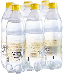 Vatten kolsyrat Citron 50cl 6-p No Logo