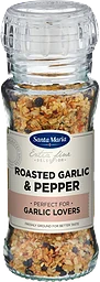 Roasted garlic & pepper Kryddblandning Kvarn 80g Santa Maria