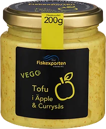 Tofu i äpple & currysås 200g Fiskexporten