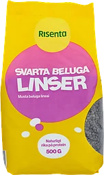 Svarta Belugalinser 500g Risenta