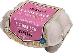 Ägg Skåne Frigående 6-p Stjärnägg