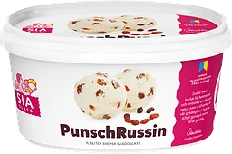 Gräddglass Punsch Russin