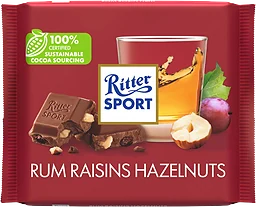 Chokladkaka Romrussin Hasselnöt 100g Ritter