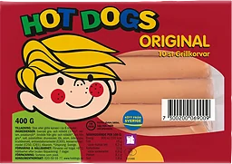 Grillkorv Hot Dogs 400g Hot Dogs