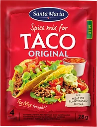 Taco Kryddmix Original Mild 28g Santa Maria