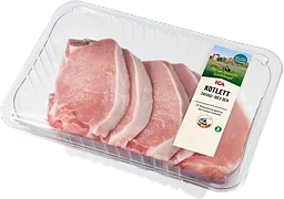 Kotlett Färsk Skivad med ben ca 900g ICA