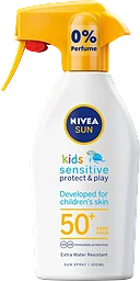 Solkräm Sensitive Protect & Play Sun Spray SPF50+ 300ml NIVEA SUN