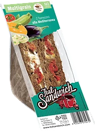 Sandwich Fullkorn Mediterranean 140g Italsandwich