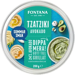 Tzatziki Avokado 200g Fontana