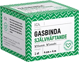 Gasbinda Självhäftande 1-p ICA Hjärtat