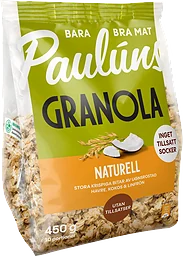 Granola Naturell 450g Pauluns