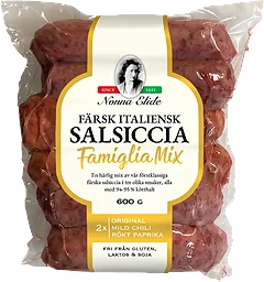 Färsk Korv Salsiccia Familje Mix 600g Nonna Elide