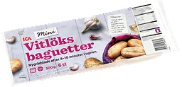 Minibaguetter vitlök 300g ICA