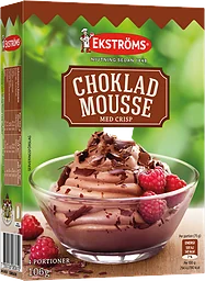 Chokladmousse med Crisp
