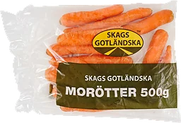 Morötter Tvättade 500 g Gotlandspecialisten