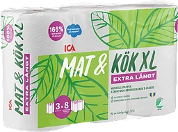Hushållspapper Mat & Kök XL 3-p Miljömärkt ICA