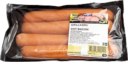 Grillkorv Med Ost/Bacon 480g Nässjöchark