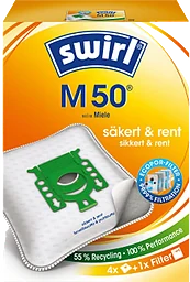 Dammsugarpåse M50 4-pack Swirl