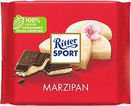 Chokladkaka med marsipan 100g Ritter Sport