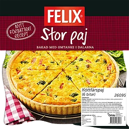 Köttfärspaj Fryst/ 6 Bitar