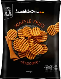 Waffle Fries Seasoned 600g Lamb weston