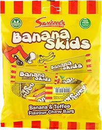Godis Banana skids 120g Swizzels