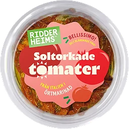 Soltorkade Tomater i Örtmarinad