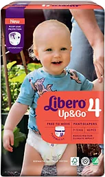 Byxblöjor Up&Go Strl 4 7-11kg 42-p Miljömärkt Libero