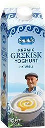 Grekisk yoghurt 6% 1000g Salakis