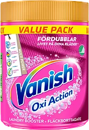 Fläckborttagning Pulver Color 940g Miljömärkt Vanish