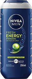 Duschgel Energy Mint Extract Shower 250ml Nivea Men
