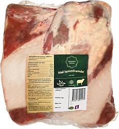 Hel lammframdel med ben ca 2.2kg Hacksta Halal