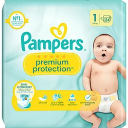 Blöjor New Baby Premium Protection Strl 1 2-5kg SIP 24-p