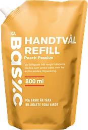 Handtvål Refill Peach Passion 800ml ICA Basic