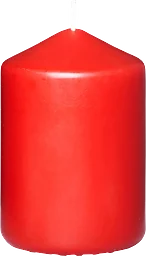 Blockljus Röd 10cm ICA